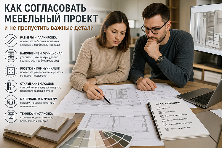 Как согласовать мебельный проект и не пропустить важные детали