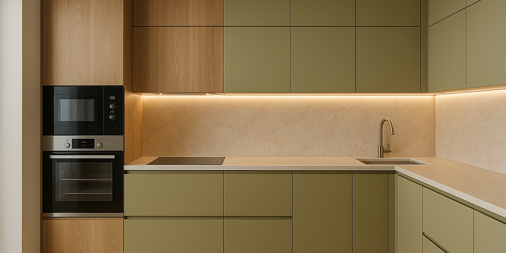 Тренды в дизайне кухонь 2025 года