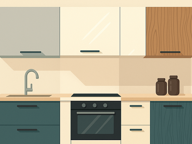 Как выбрать фасады для кухни на заказ — мат, глянец или текстура?