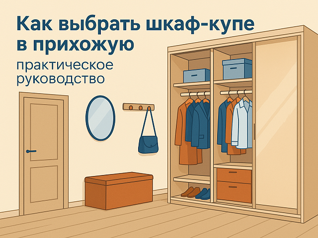 Как выбрать шкаф-купе в прихожую: практическое руководство
