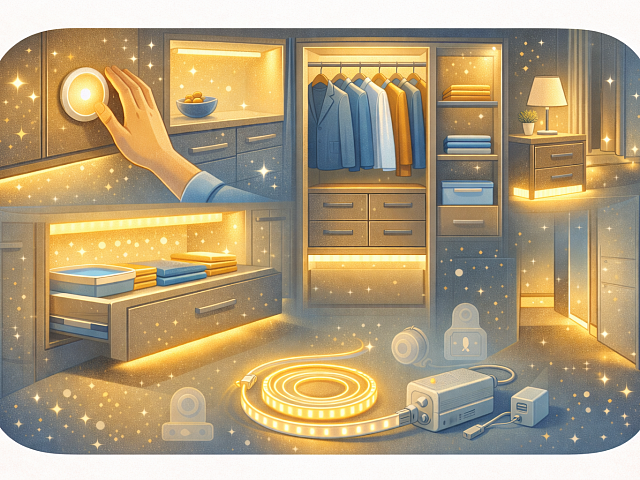 Подсветка мебели: типы, схемы и ошибки при проектировании