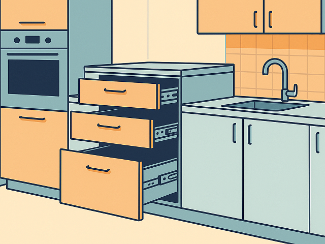 Выдвижные механизмы для кухни: как выбрать и какие лучше ставить в 2025 году